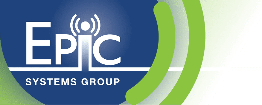 EPIC Systems Group logo with green arcs.